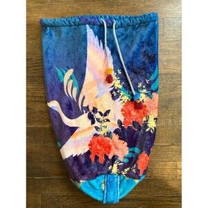 Johnny Was heron blue blanket beach bag